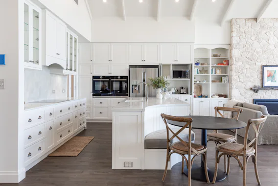 New kitchen in Encounter Bay with New Hamptons Lux design New kitchen in Encounter Bay with New Hamptons Lux design