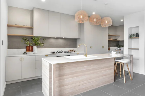 New Kitchen with minimal contemporary style